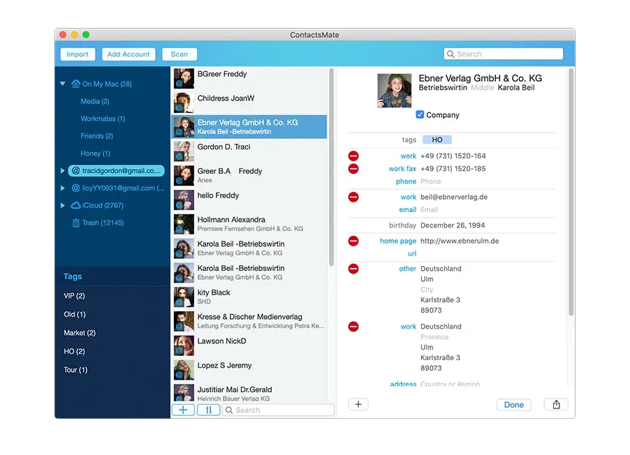 Cisdem ContactsMate 6.7.0 -  联系人(通讯录)管理 Cisdem ContactsMate 6.7.0 -  联系人(通讯录)管理