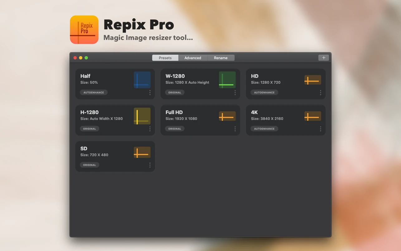 RePix PRO 2.3 - 图形照片批量处理 RePix PRO 2.3 - 图形照片批量处理