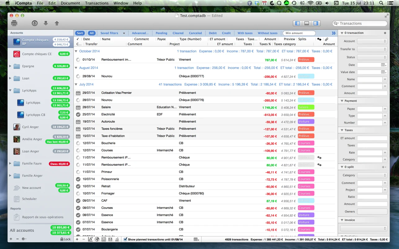 iCompta 6.1.21 -     收人支出管理 iCompta 6.1.21 -     收人支出管理