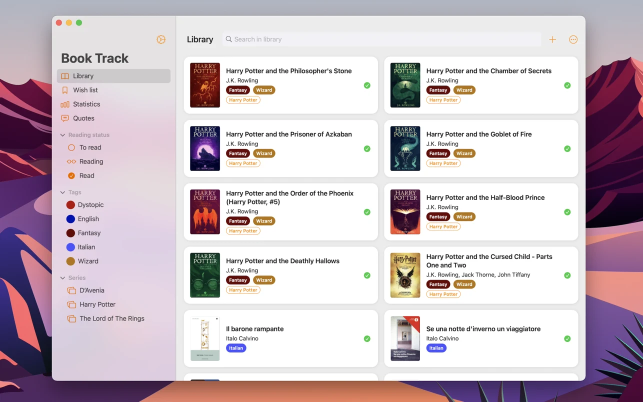 Book Track – Library Manager 2.1.6 - 轻松管理已购买和想要阅读的书籍 Book Track – Library Manager 2.1.6 - 轻松管理已购买和想要阅读的书籍