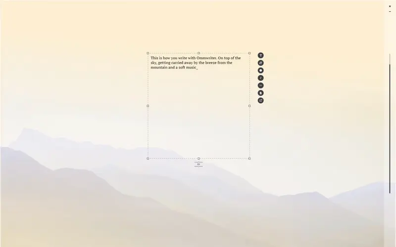 OmmWriter 1.67 - 适合作家使用的文本编辑工具