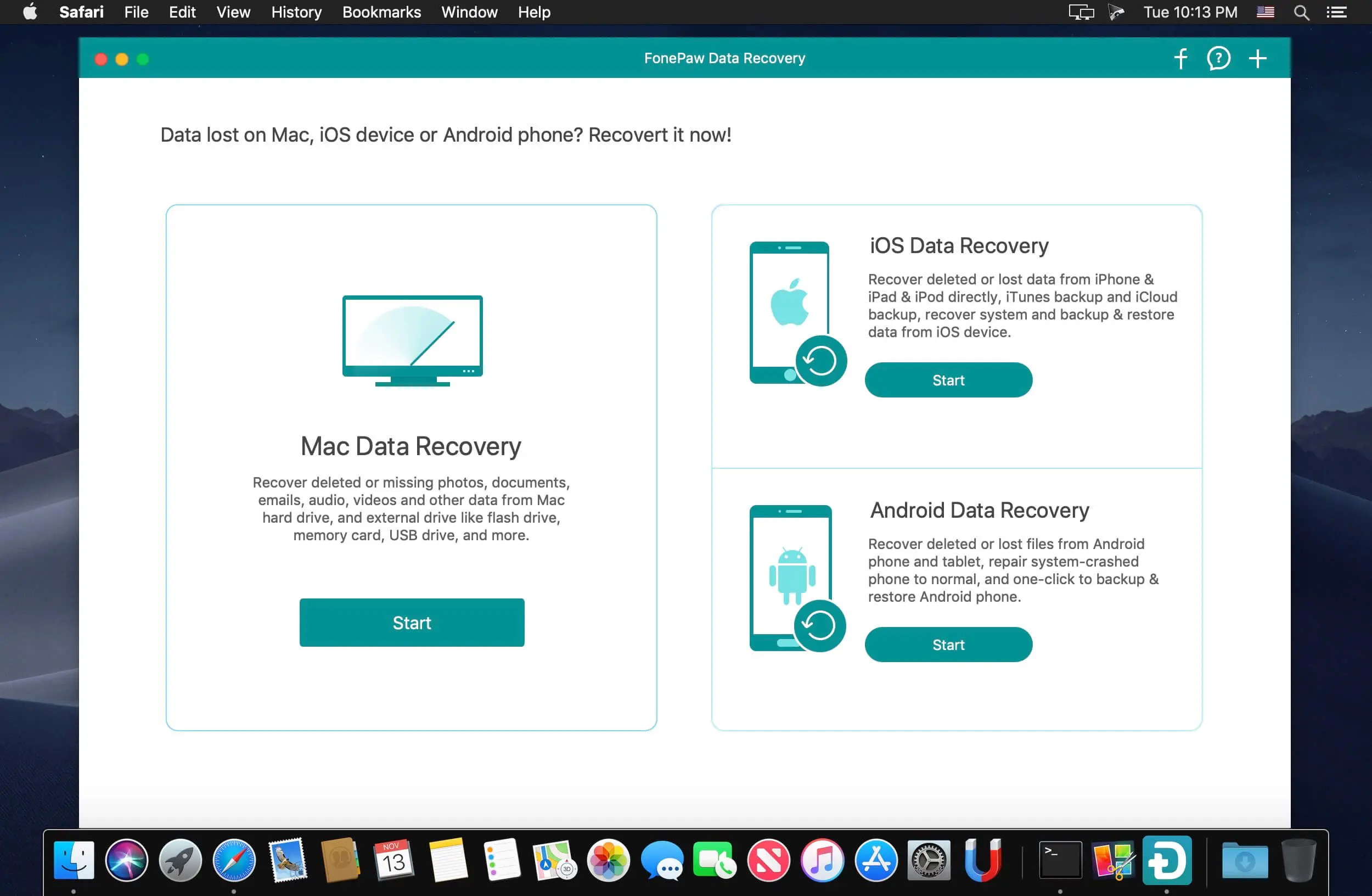 FonePaw Data Recovery 3.7.0 -   mac专业磁盘数据恢复