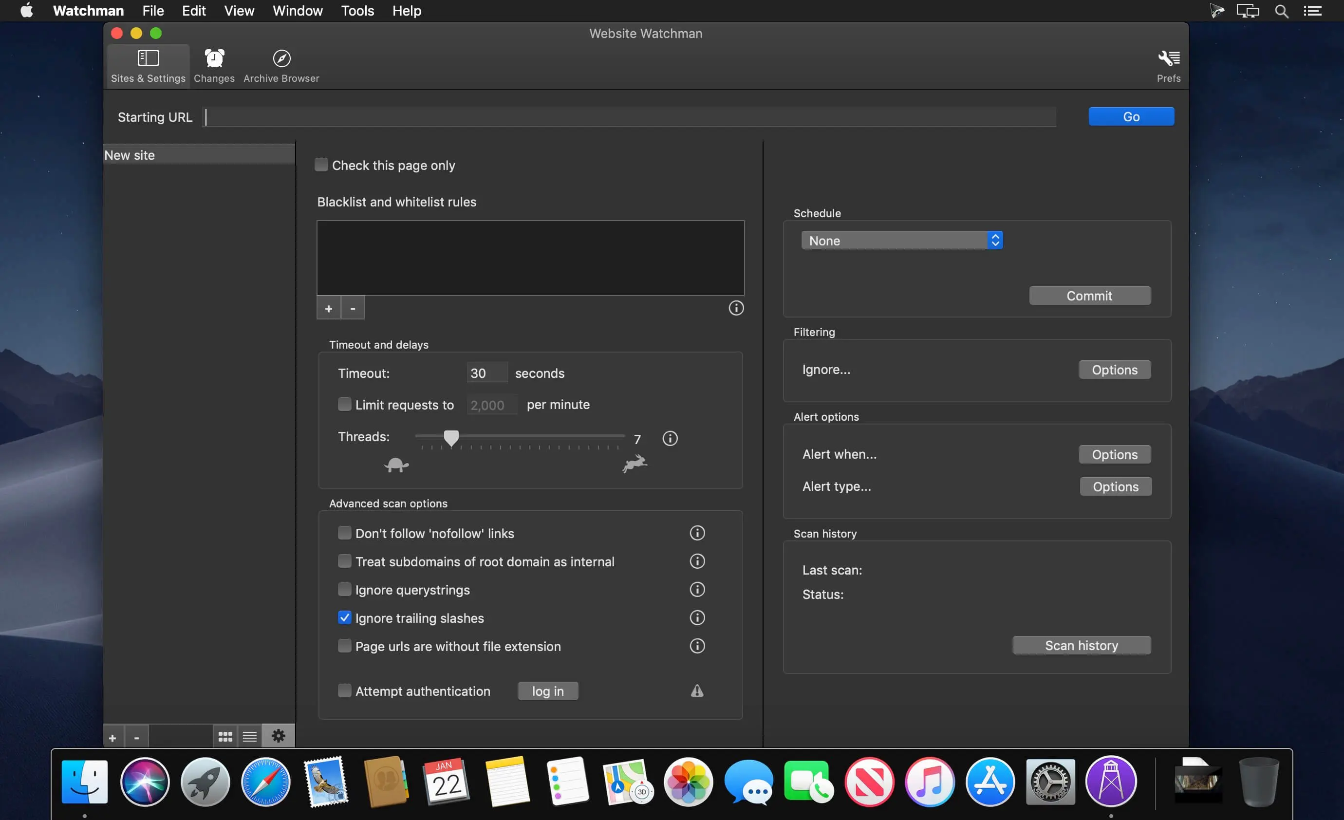 Website Watchman 3.1.8 - 网站监控/快照存档工具
