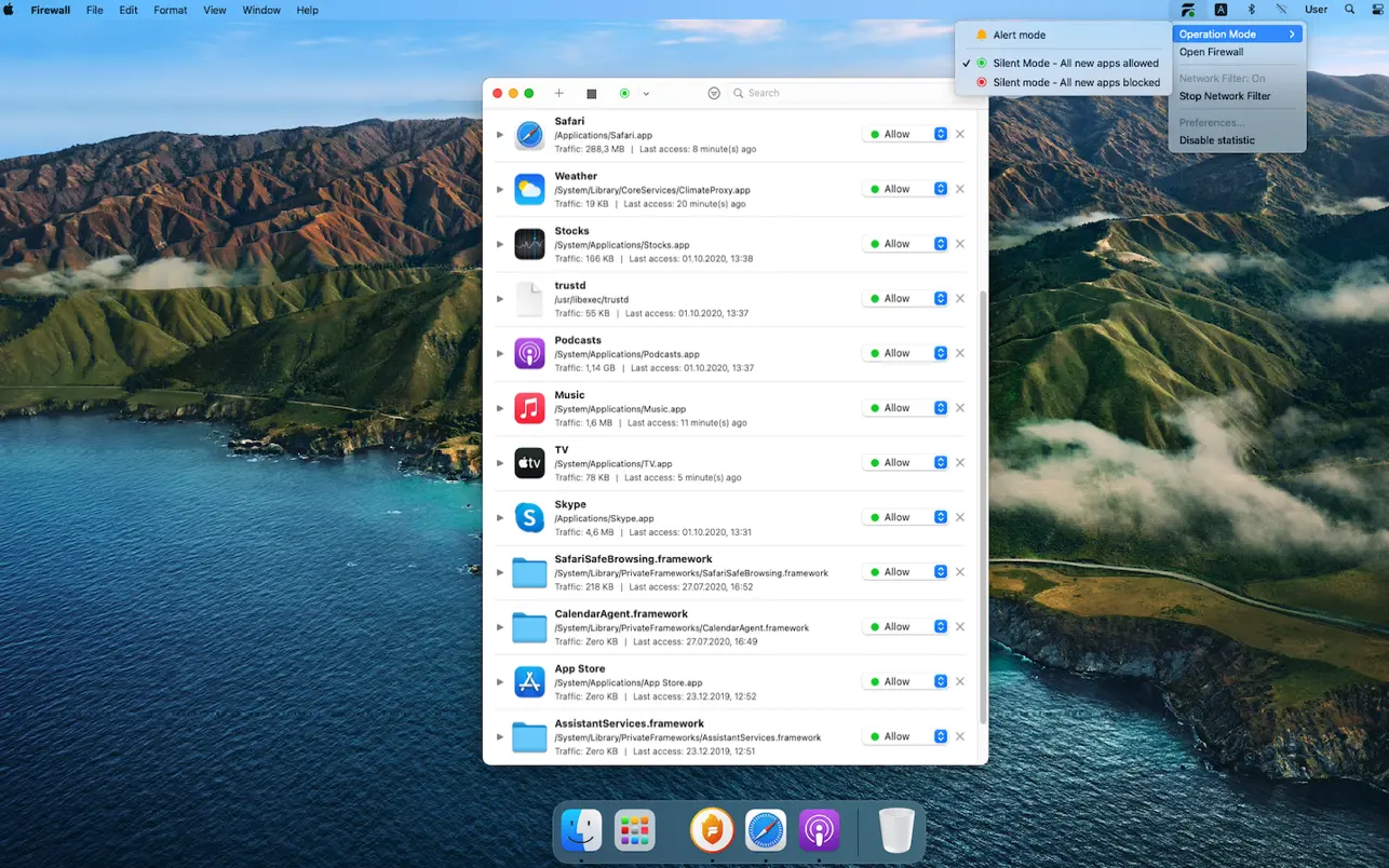Paragon Firewall – Network Monito‪r‬ 2.0 - Mac防火墙网络监控