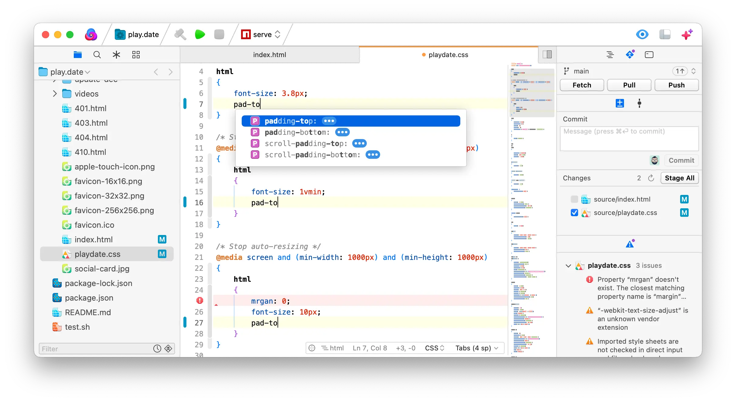 Nova 12.4 -     Mac本地代码编辑器