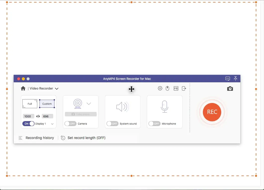 AnyMP4 Screen Recorder 2.1.26 - 屏幕录制视频
