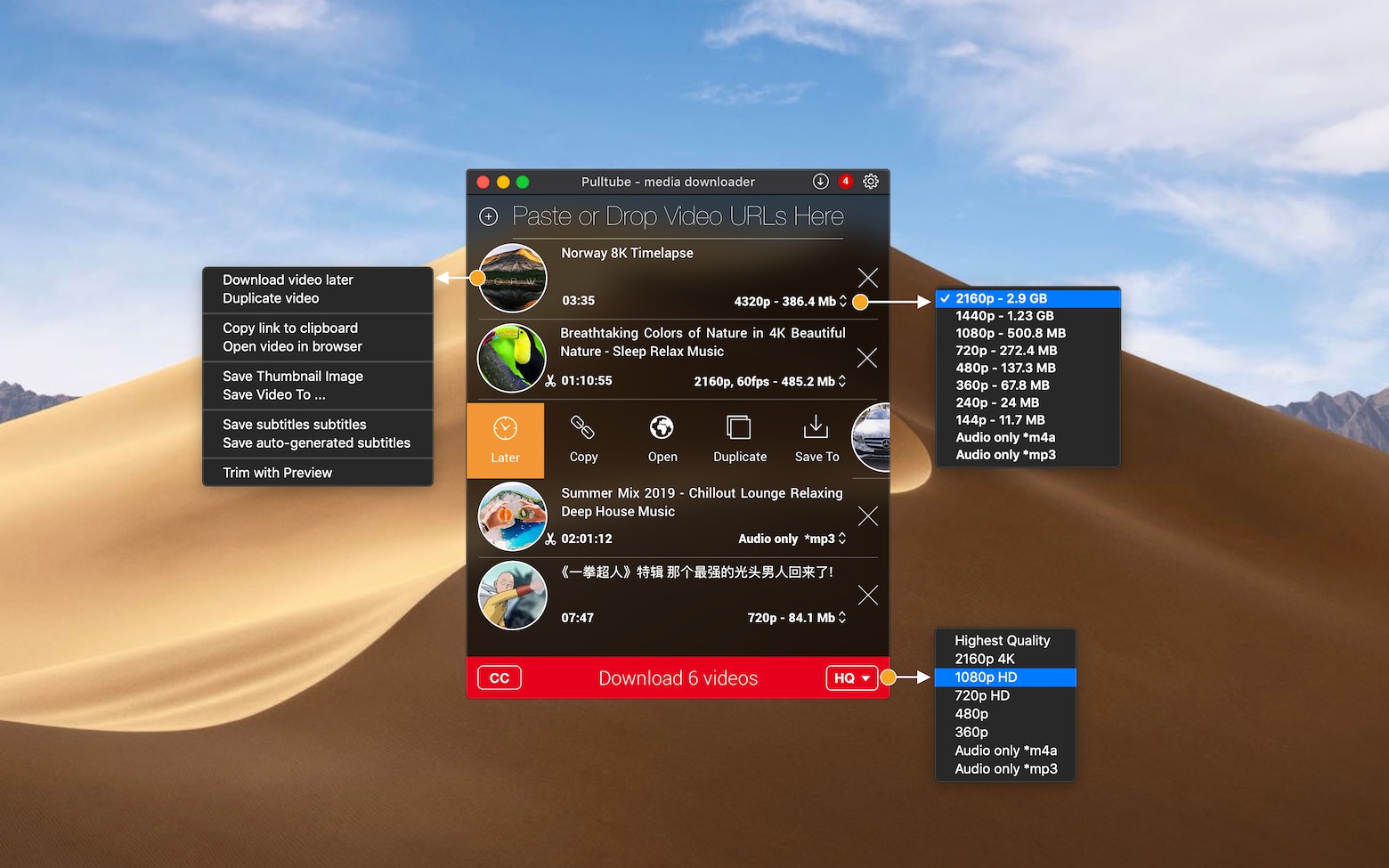 PullTube 1.8.5.60 -               在线视频下载工具