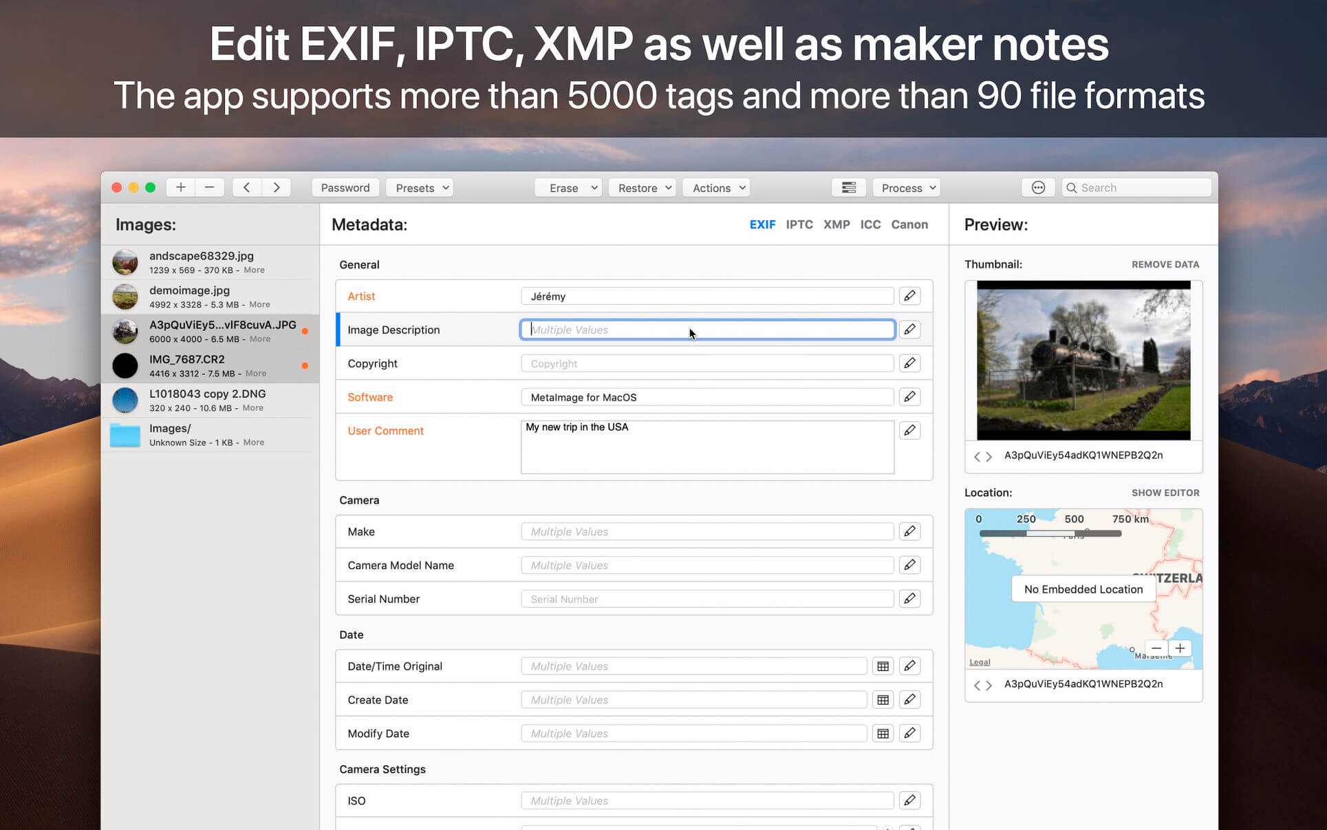 MetaImage 2.6.6 -    图像元数据处理