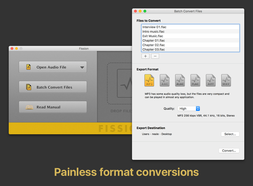 Fission 2.8.5 - 音频编辑器