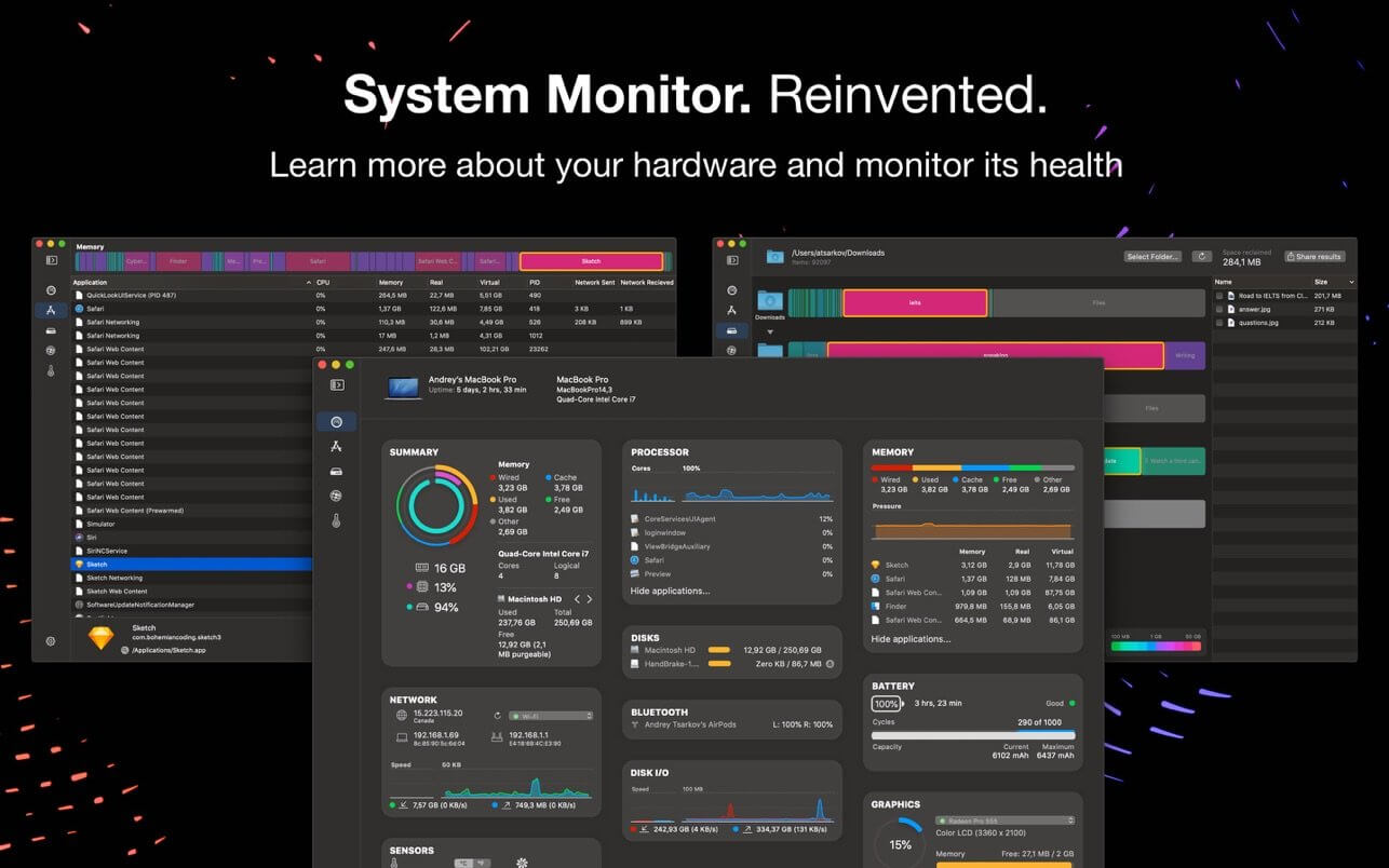 iStatistica Pro 7.0.1 -  系统监控和统计