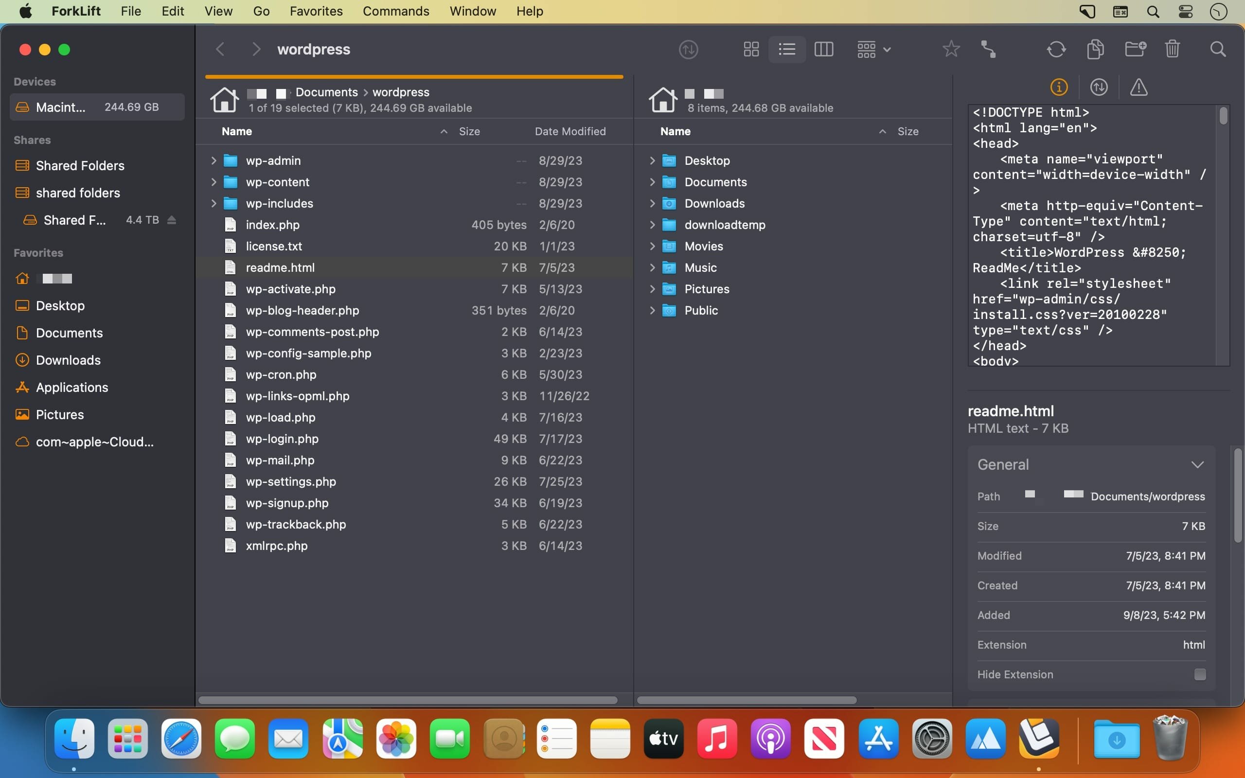ForkLift 4.2.5 -          FTP文件管理器